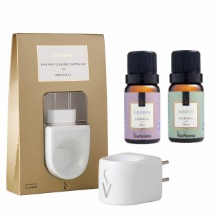 Aromatizador Elétrico Original + 2 Essências 10ml - Via Aroma 1